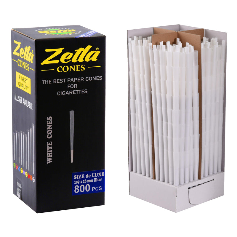Pre-Rolled Cones Zetla King Size De Luxe (800 Pcs) - ABK Europe | Your Partner in Smoking