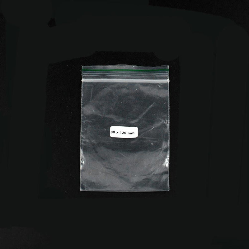 Ziplock Bag 80x120mm   0,07mm - ABK Europe | Your Partner in Smoking
