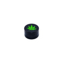 Aluminium Grinders Grass Leaf 3 Parts ( Art.nr.1591 ) - ABK Europe | Your Partner in Smoking