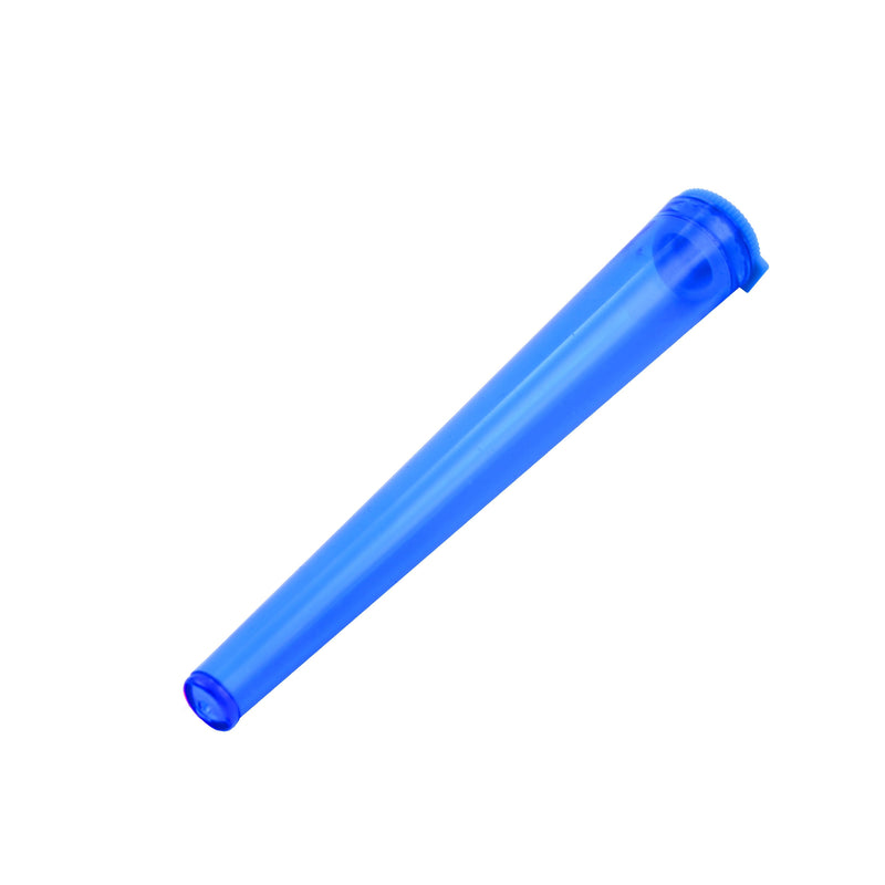 Plastic Tubes Hard Transparent Blue 112mm (2000 Pcs) - ABK Europe | Your Partner in Smoking