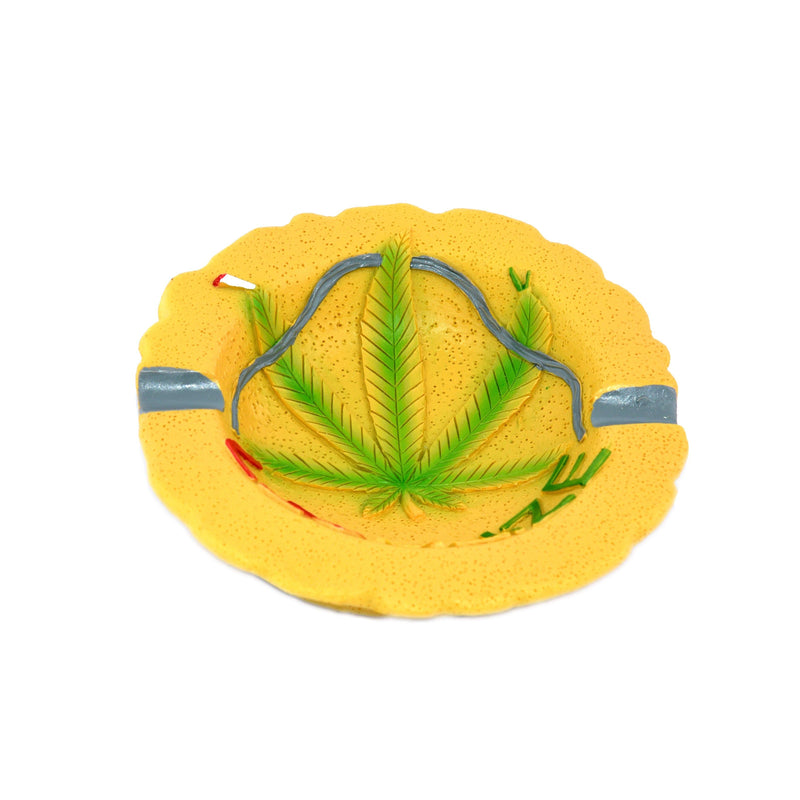 Ashtray With Cannabis Logo Per 1 Pcs - ABK Europe | Your Partner in Smoking