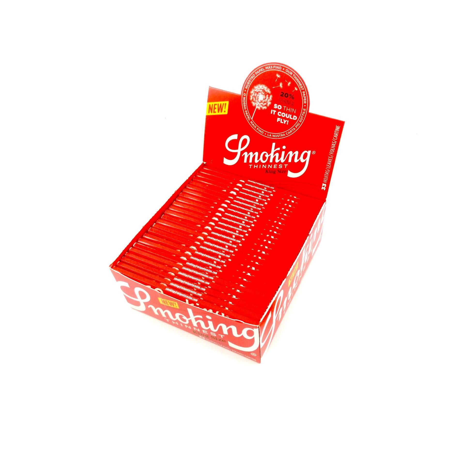 Smoking Red King Size Cartine