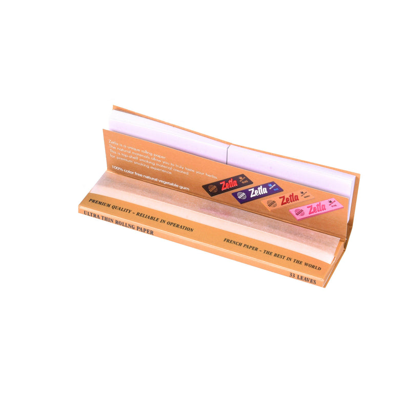 Zetla Rolling Papers Gold + Filters Slim - ABK Europe | Your Partner in Smoking