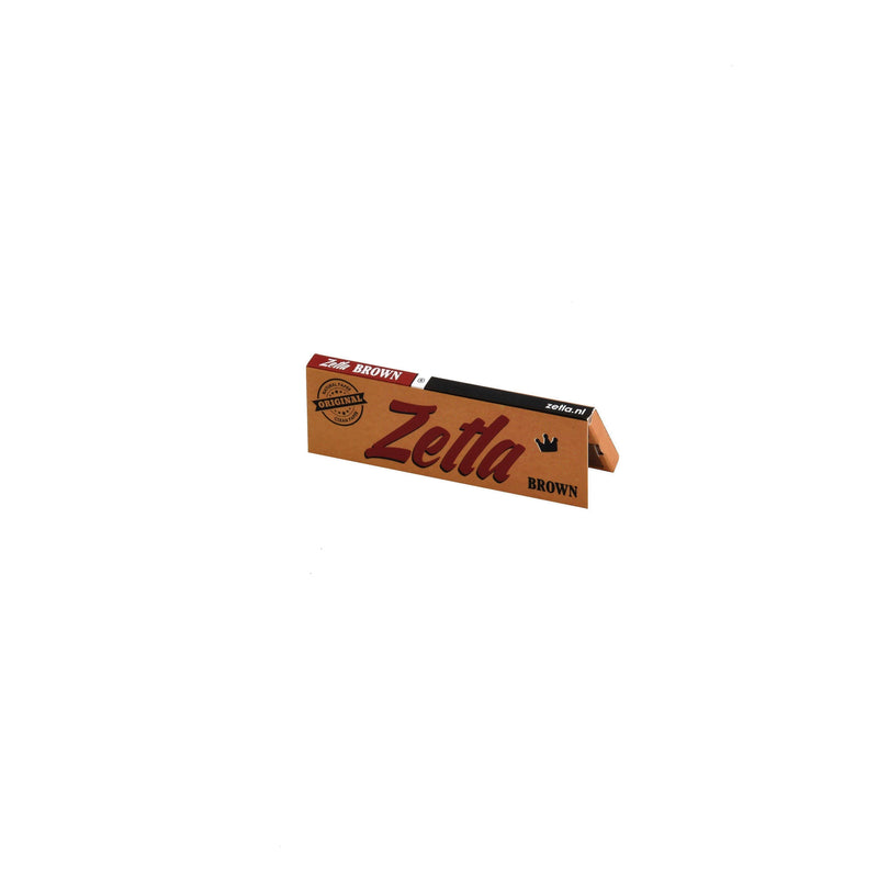 Zetla Rolling Paper Brown Small 50/50 - ABK Europe | Your Partner in Smoking