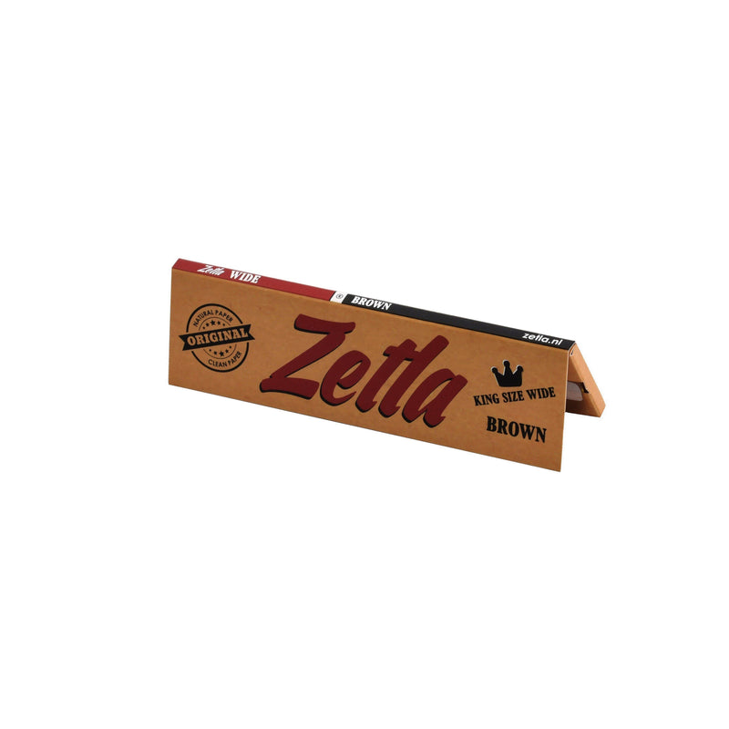 Zetla Rolling Papers Brown King Size Regular (50 Packs) - ABK Europe | Your Partner in Smoking