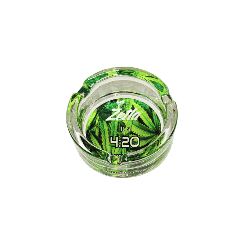 Zetla Glass Ashtray Mix Design Per 1 Pcs