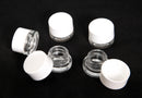 5 ML Round Glass Jar Child Resistant White Lid Per 504 Pcs