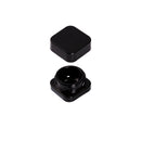 5 ML Black Square Glass Jar Child Resistant Black Lid Per 300 Pcs