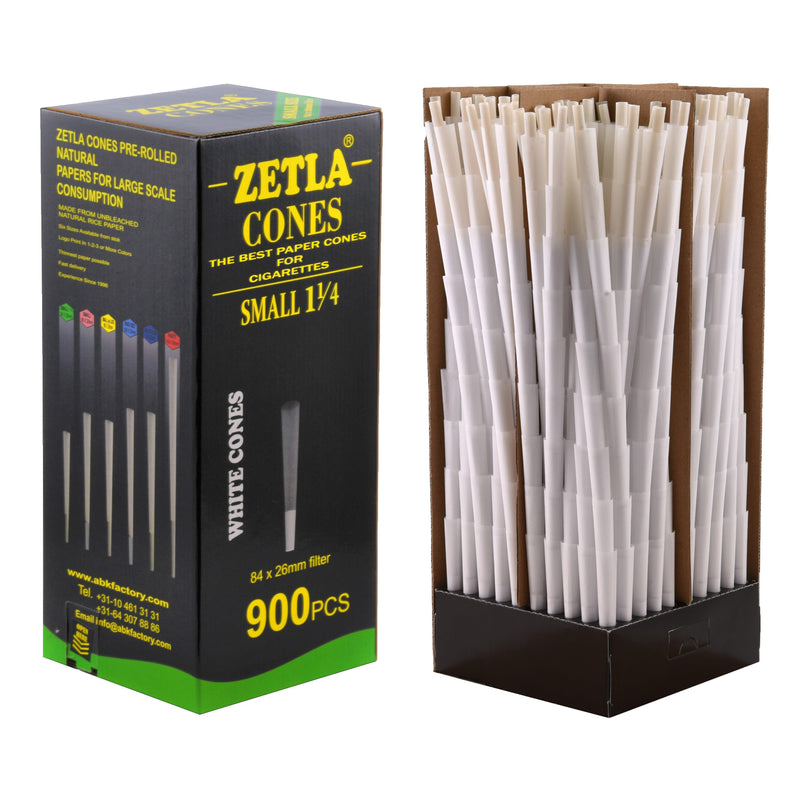 Pre-Rolled Cones Zetla Small 1 1/4 (900 Pcs) - ABK Europe | Your Partner in Smoking