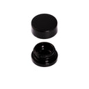 9 ML Black Round Glass JAR Child Resistant Black Lid With Own Logo