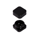 9 ML Black Square Glass JAR Child Resistant Black Lid With Own Logo