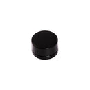 9 ML Black Round Glass Jar Child Resistant Black Lid Per 300 Pcs