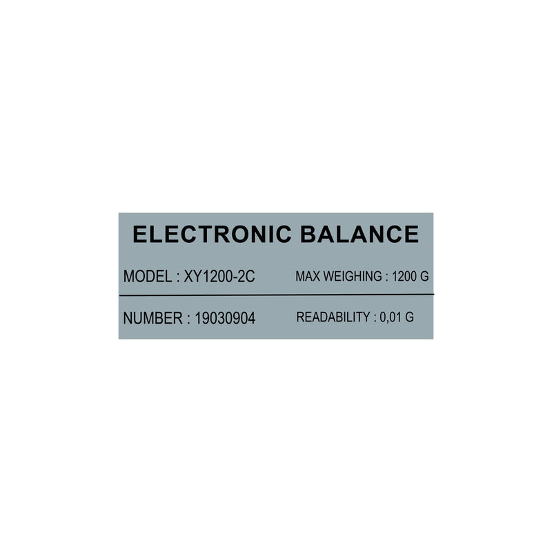 Electronic Scale Balance Round Plate ( 1200 g )