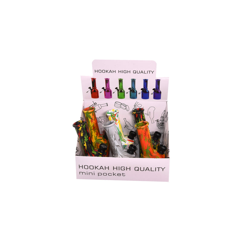 Mini Plastic Bongs  ( DK8436-3 )