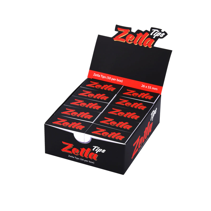 Zetla Filtertips Black  ( 26 x 55 mm ) ( 50 Pcs)