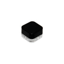 5 ML Square Glass Jar Child Resistant Black Lid Per 504 Pcs