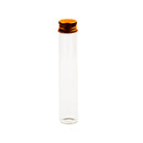 Glass Tubes Clear With Gold Cap 120mm Per 300 pcs