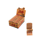 Zetla Rolling Papers Brown Rolls K/S Wide + Filtertips(24 Packs)