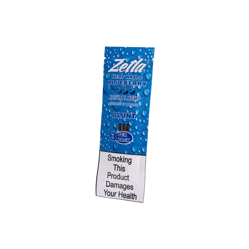 Zetla Hemp Wraps Blueberry ( 3/20 Packs ) - ABK Europe | Your Partner in Smoking