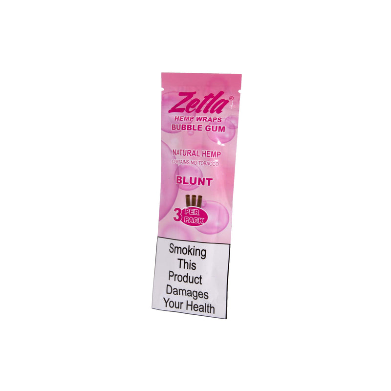 Zetla Hemp Wraps Bubble Gum ( 3/20 Packs ) - ABK Europe | Your Partner in Smoking