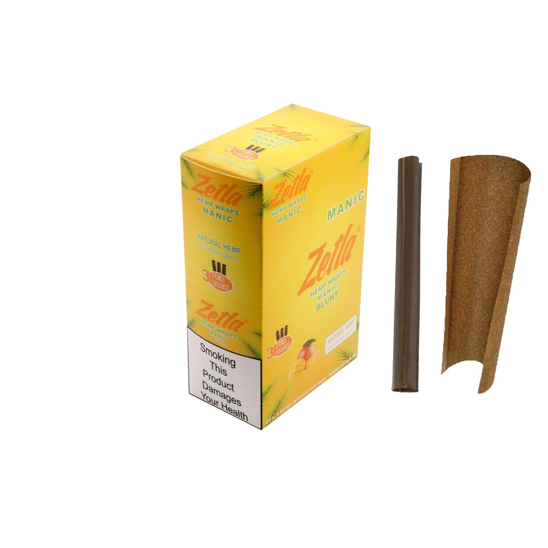 Zetla Hemp Wraps Manic ( 3/20 Packs ) - ABK Europe | Your Partner in Smoking