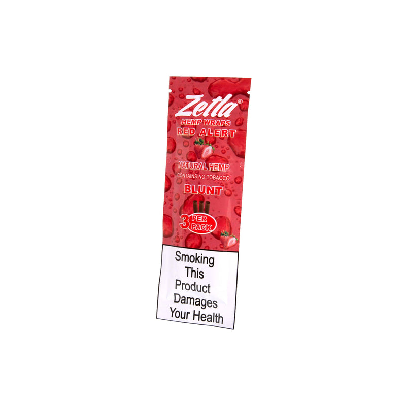 Zetla Hemp Wraps Red Alert ( 3/20 Packs ) - ABK Europe | Your Partner in Smoking