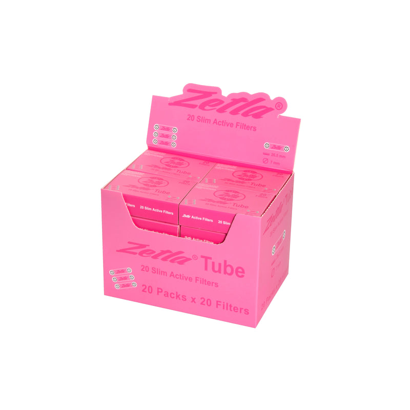 Zetla Slim Active Filters Pink  ( 20 Pack / 20 Filters )