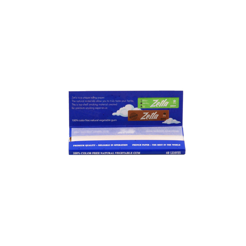 Zetla Rolling Paper Blue 1¼ (50 Packs) - ABK Europe | Your Partner in Smoking