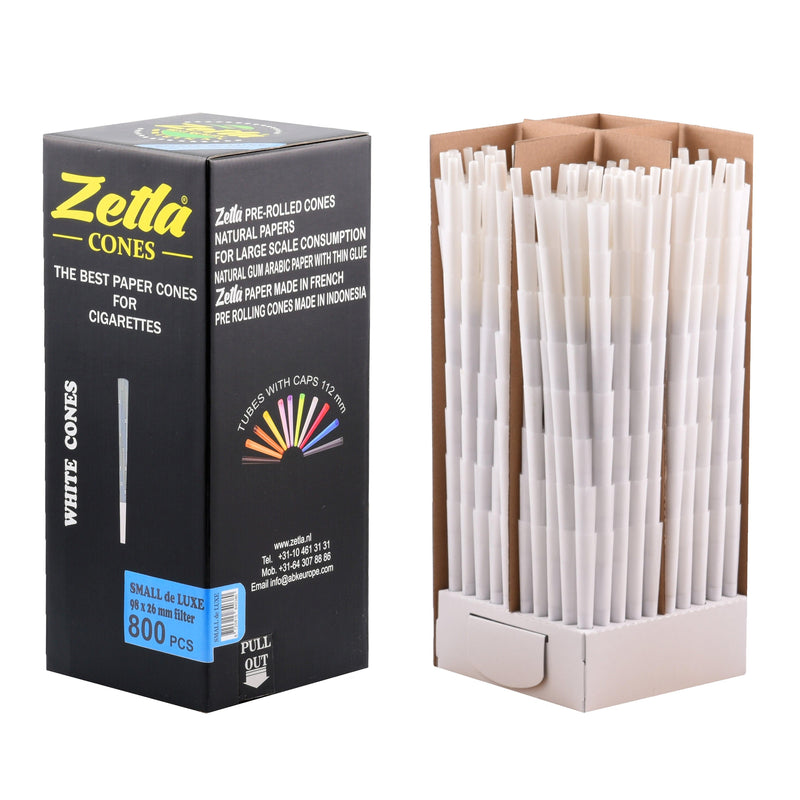 Pre-Rolled Cones Zetla Small De Luxe (800 Pcs) - ABK Europe | Your Partner in Smoking