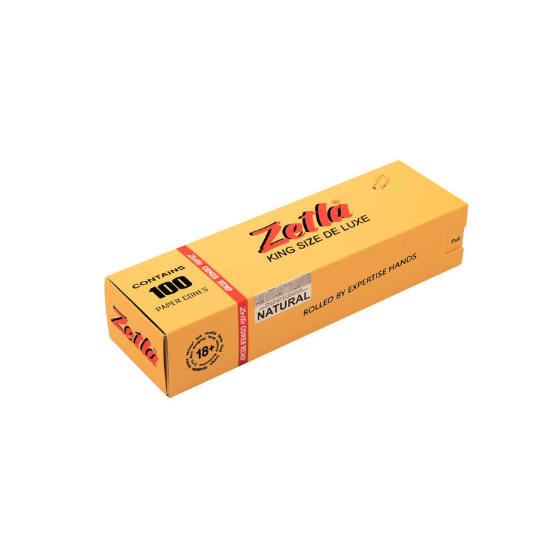 Pre-Rolled Cones Zetla King Size De Luxe Hemp (100 Pcs)