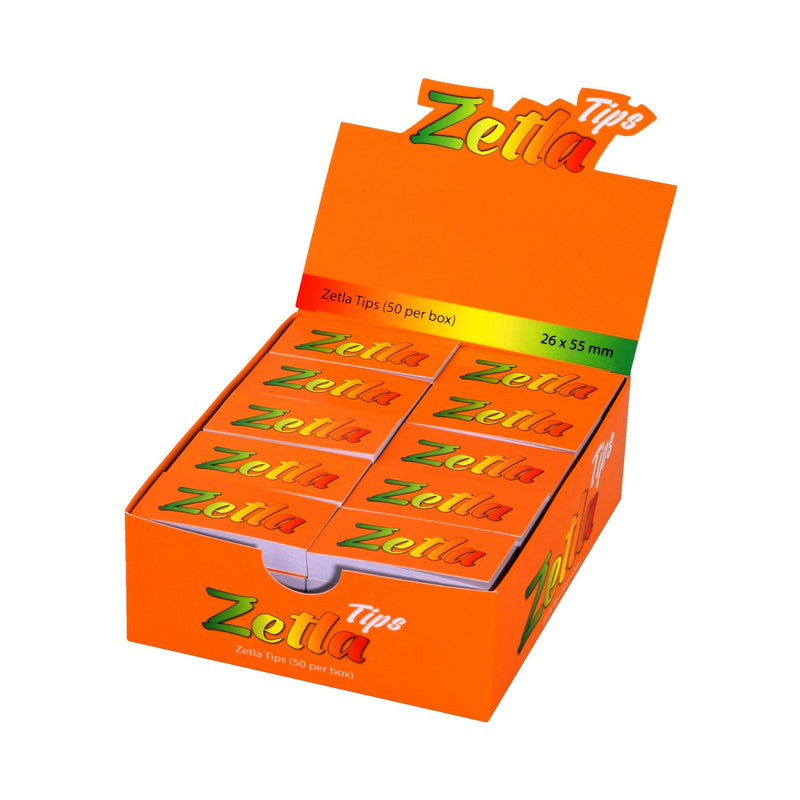 Zetla Filtertips Orange ( 26 x 55 mm ) ( 50 Pcs)