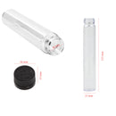 Glass Tubes Clear With Black Cap With Child- Resistant  115mm Per 600 pcs