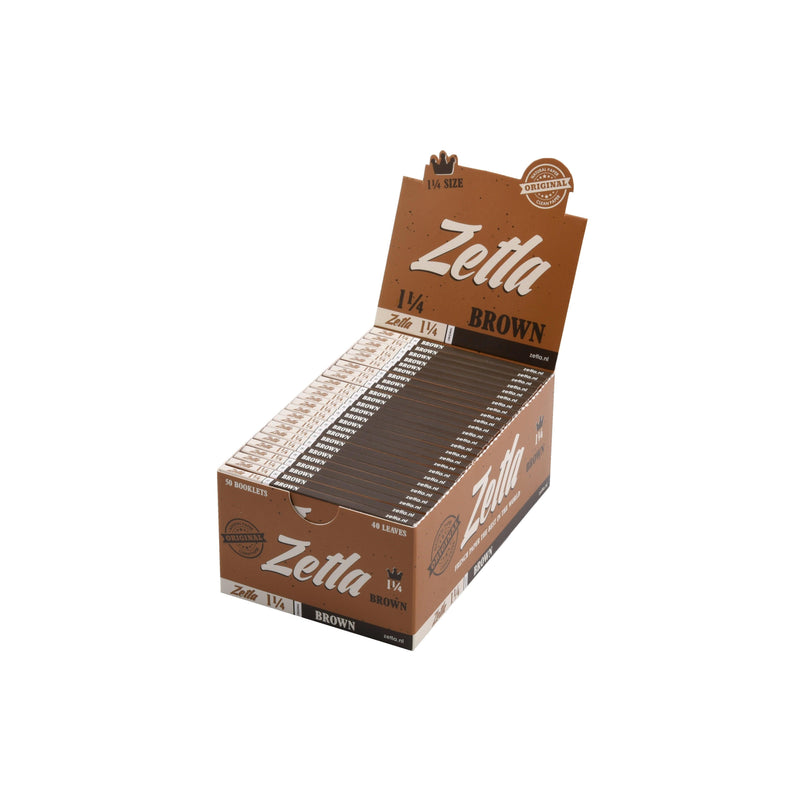 Zetla Rolling Paper Brown 1¼ (50 Packs) - ABK Europe | Your Partner in Smoking