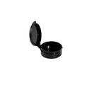 PP PLASTIC ROUND BLACK BOXES PER 1800 PCS