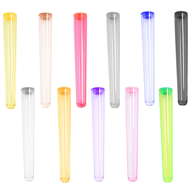 Plastic Tubes 99 mm Mix Colors Per 250 pcs