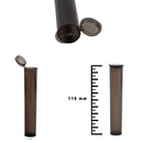 Plastic Tubes Black Child Resistent 116mm