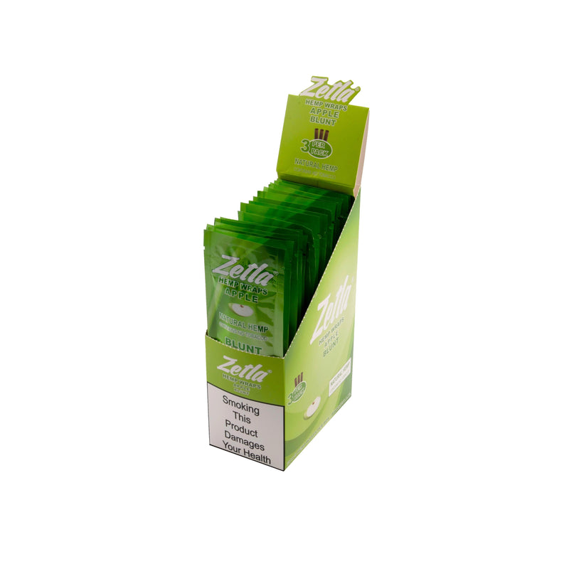 Zetla Hemp Wraps Apple ( 3/20 Packs ) - ABK Europe | Your Partner in Smoking