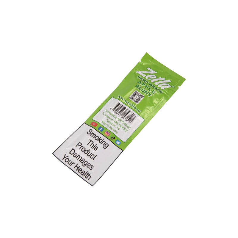 Zetla Hemp Wraps Apple ( 3/20 Packs ) - ABK Europe | Your Partner in Smoking