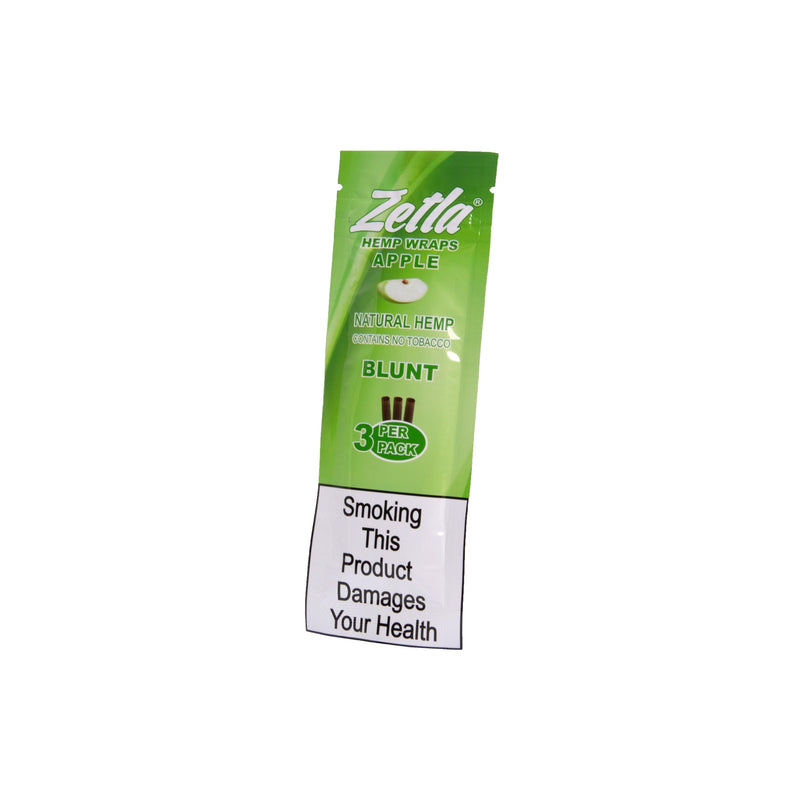 Zetla Hemp Wraps Apple ( 3/20 Packs ) - ABK Europe | Your Partner in Smoking