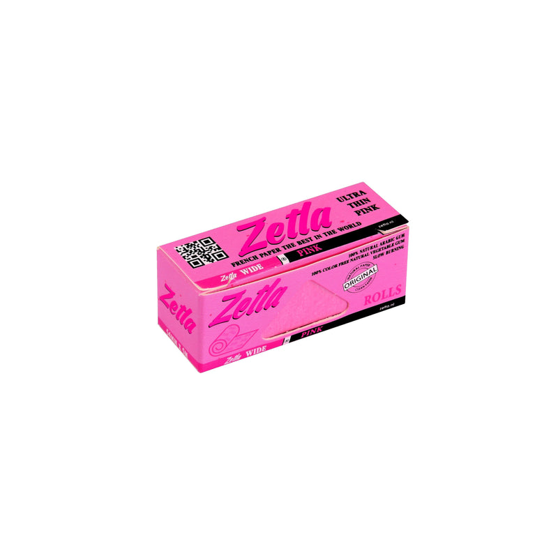 Zetla Rolling Papers Pink Rolls K/S wide (24 Packs)