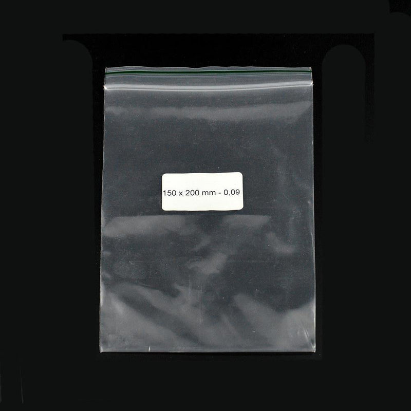 Ziplock Bag 150x200mm  0,09mm - ABK Europe | Your Partner in Smoking