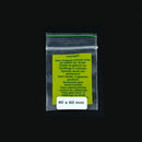 Ziplock Bag 40x60mm  0,07mm  Huisregels - ABK Europe | Your Partner in Smoking