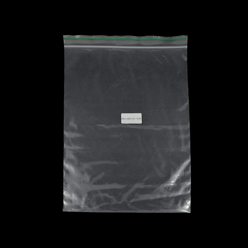 Ziplock Bag 350x450mm   0,09mm - ABK Europe | Your Partner in Smoking