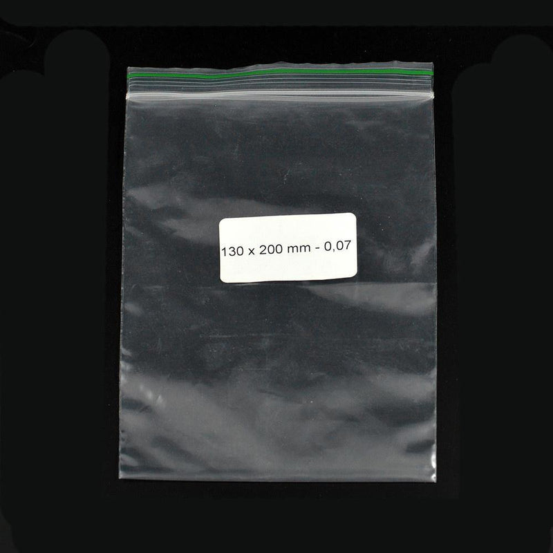 Ziplock Bag 130x200mm  0,07mm - ABK Europe | Your Partner in Smoking