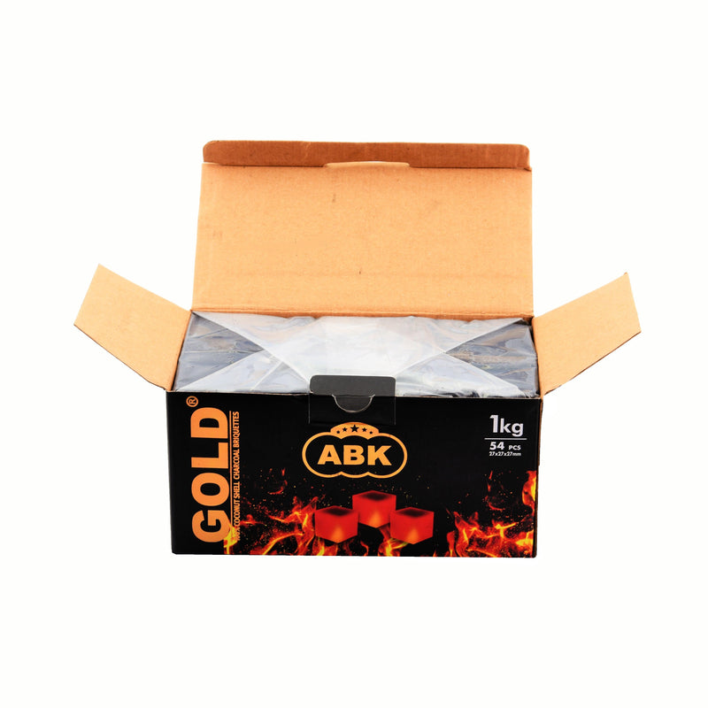 Gold ABK 27x27x27mm 1KG - ABK Europe | Your Partner in Smoking