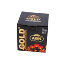 Gold ABK Cococharcoal 26x26mm - ABK Europe | Your Partner in Smoking