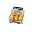 Aluminium Grinders Gold 4 Parts ( Art.nr.1565 ) - ABK Europe | Your Partner in Smoking