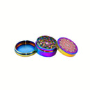 Aluminium Grinders Mandala 3 Parts ( Art.nr.1574) - ABK Europe | Your Partner in Smoking