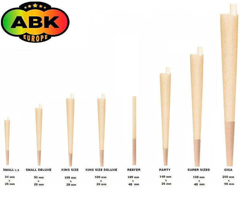 All Sizes Of Zetla Pre-Rolled Cones - ABK Europe | Your Partner in Smoking