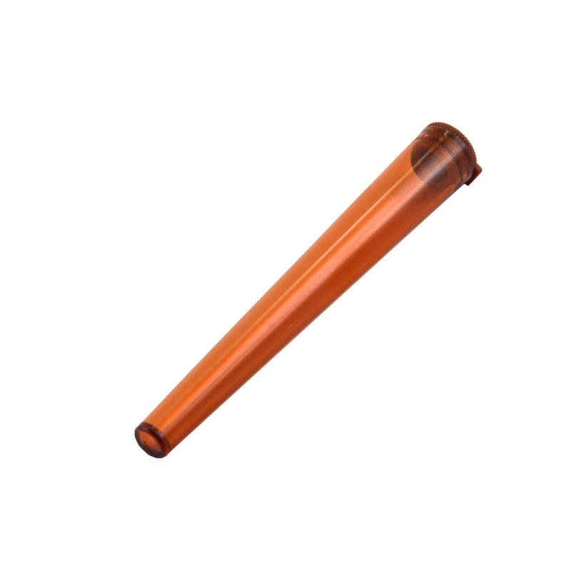 Plastic Tubes Hard Transparent Brown 112mm (2000 Pcs) - ABK Europe | Your Partner in Smoking